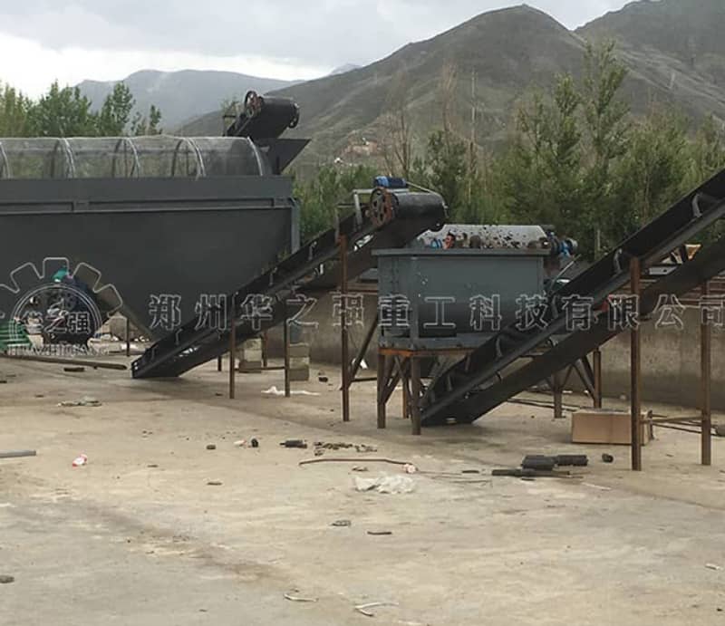 羊糞有機(jī)肥生產(chǎn)線