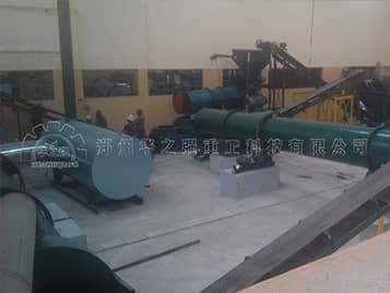 雞糞新型有機肥二合一造粒機生產線